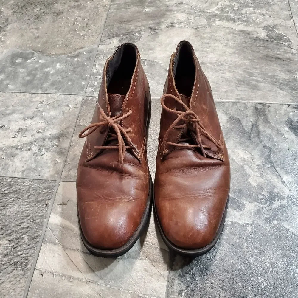Timberland Earthkeepers Brown Leather Kempton Chukka Dress Business Work Boots 9